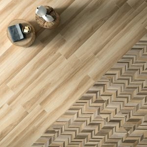 Wood textured tile Gardenia honey is a porcelain floor tile from Italy