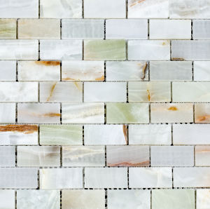 Green Onyx Mini Subway Pattern Mosaic Tile for Kitchen backsplash and bathroom walls