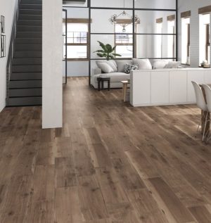 8x48 porcelain wood looking tile from Spain with a design that blends the natural with the modern