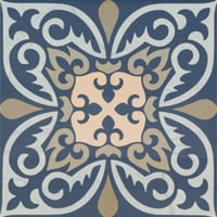 Moroccan Tile Blue Face 6