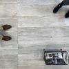 porcelain floors with reclaimed wood tile