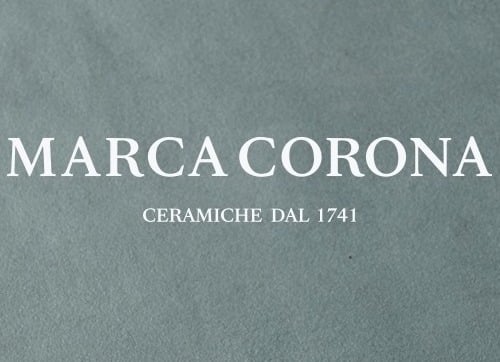 ITALIAN PORCELAIN TILE MANUFACTURER MARCA CORONA'S LOGO